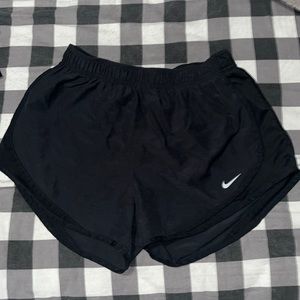 Solid Black Nike Shorts